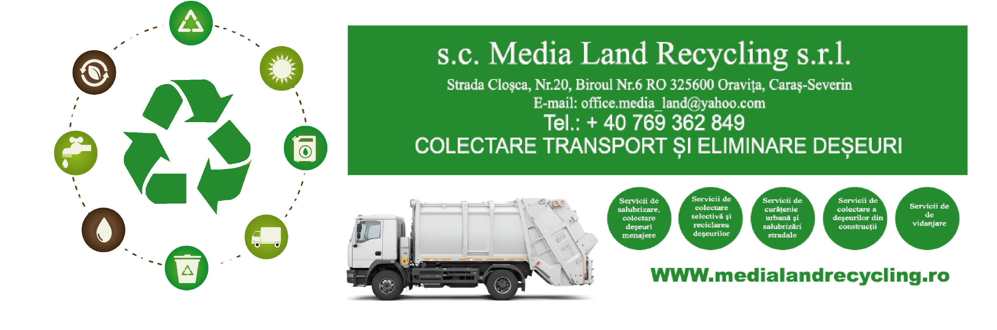 MEDIA LAND RECYCLING - furnizorul tau de servcii de salubritate